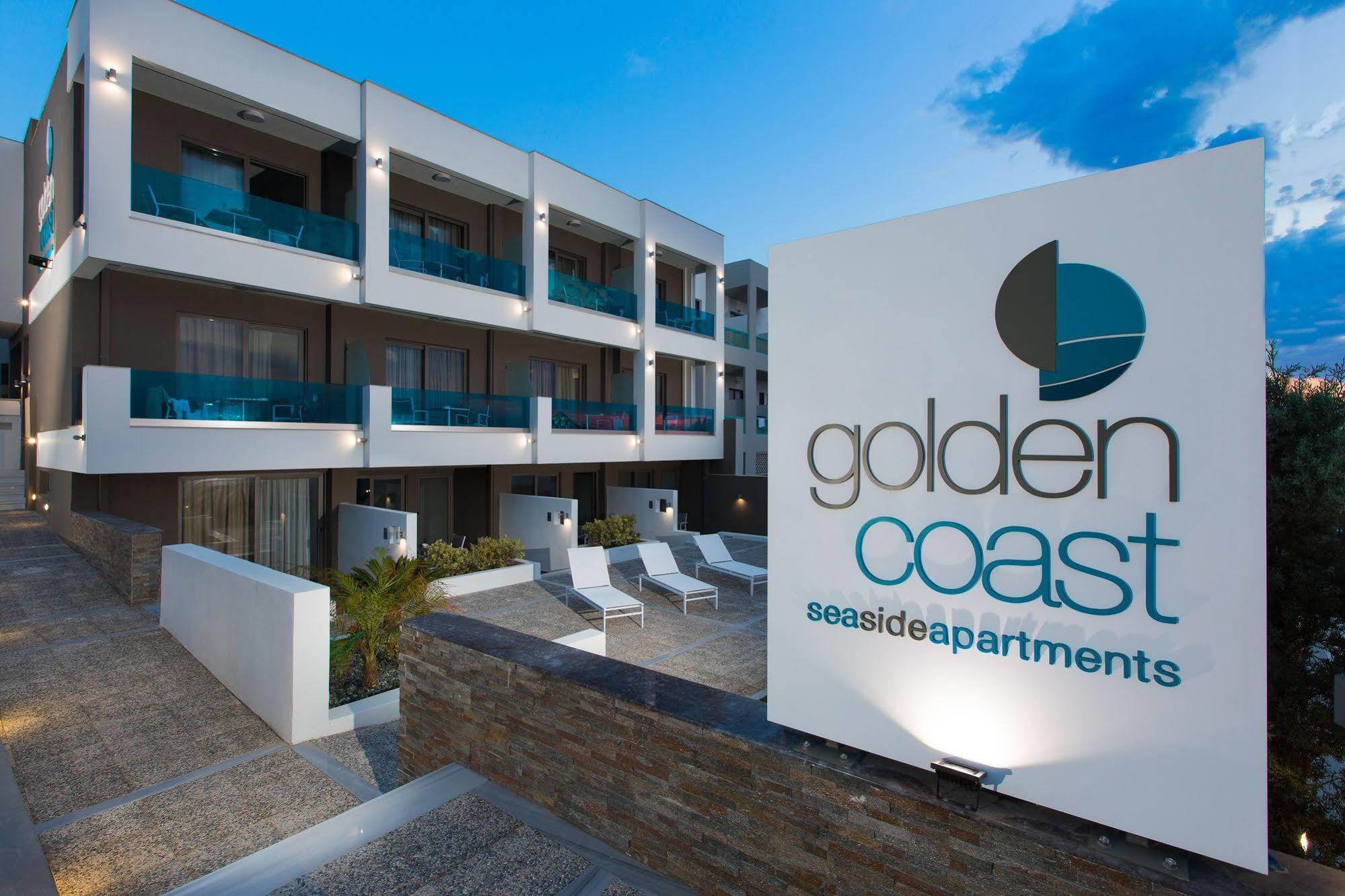 Golden Coast Seaside Apartments Réthimno Kültér fotó
